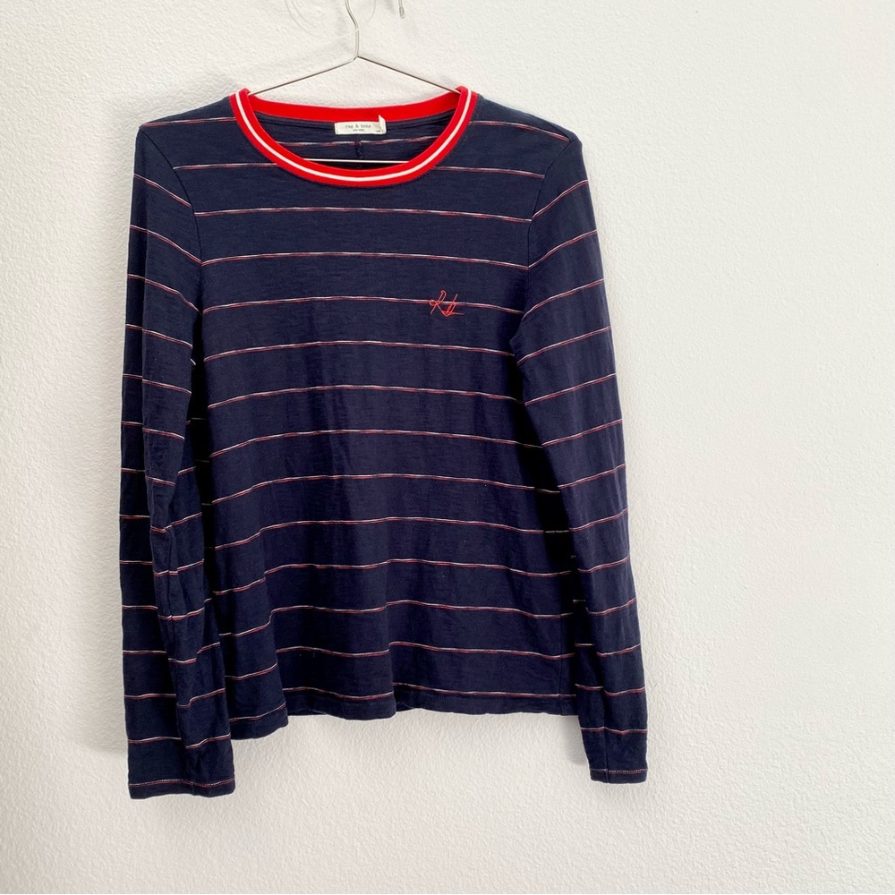 Rag & Bone long sleeve cotton top.